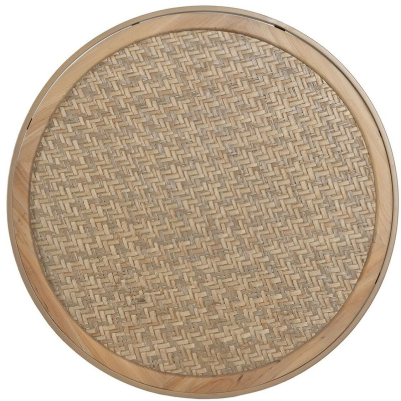 Table basse Ronde en Rotin Naturel Métal Rattan - 3