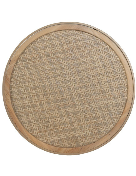 Table basse Ronde en Rotin Naturel Métal Rattan - 3