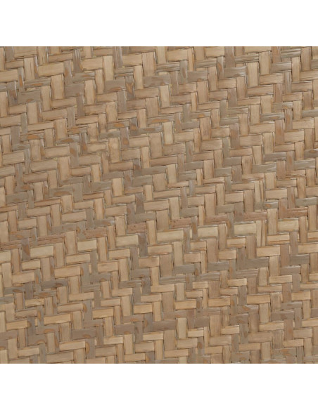 Table basse Ronde en Rotin Naturel Métal Rattan - 6