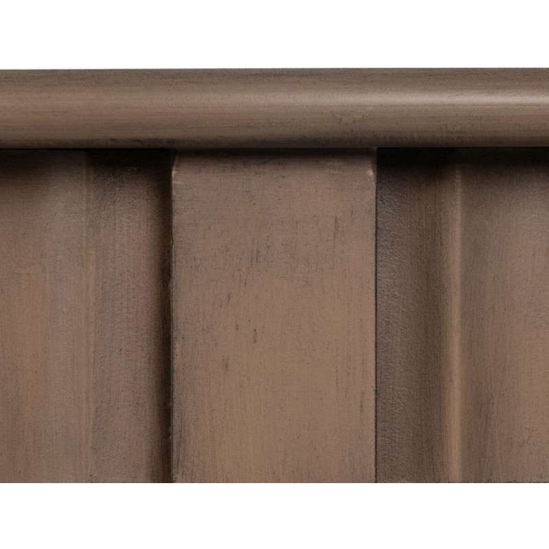 Console Demi-lune 1 étagère en Bois de pin Marron Margy - 4