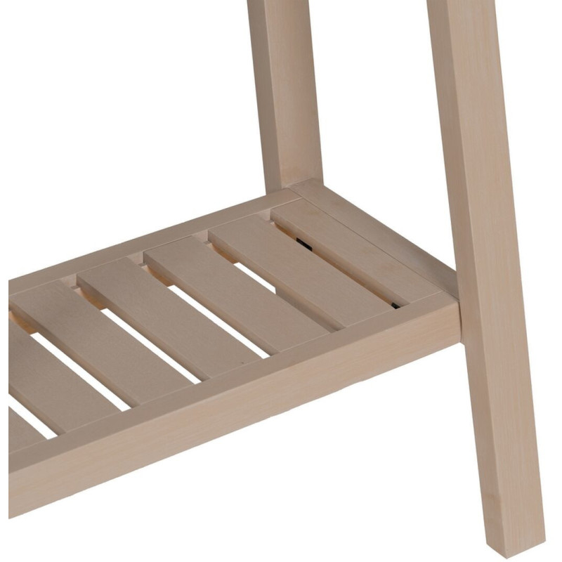 Console Rectangulaire 1 étagère en Bois de pin Crème Jodie - 3