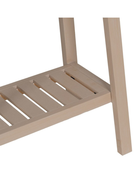 Console Rectangulaire 1 étagère en Bois de pin Crème Jodie - 3