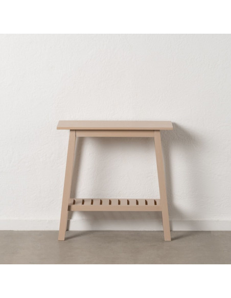Console Rectangulaire 1 étagère en Bois de pin Crème Jodie - 7
