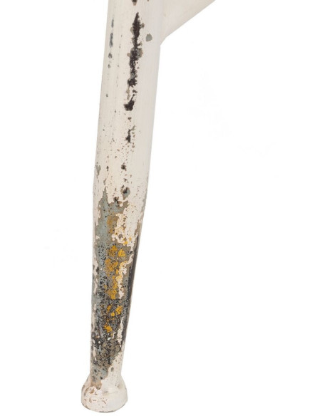 Table basse Ronde en Métal Crème Nadine - 3