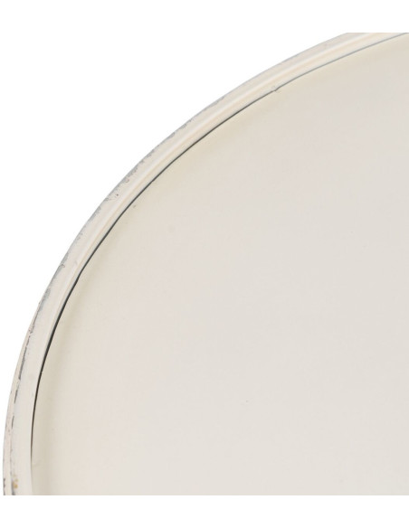 Table basse Ronde en Métal Crème Nadine - 6