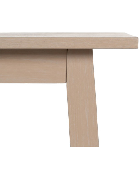 Console Rectangulaire 1 étagère en Bois de pin Crème Jodie - 4