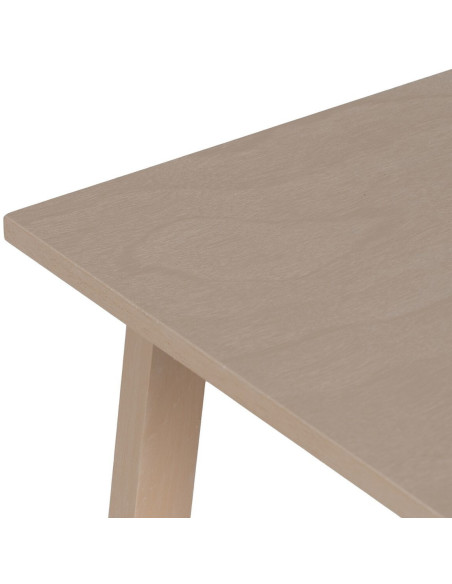 Console Rectangulaire 1 étagère en Bois de pin Crème Jodie - 6