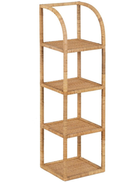 Étagère Escalier 4 niveaux en Rotin Naturel Nannette - 3