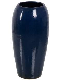 Vase Ovale XL Hauteur 60 cm en Céramique Bleu Karmen - 1