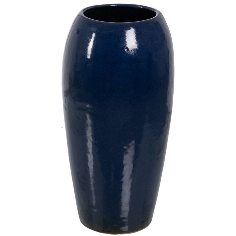 Vase Ovale XL Hauteur 60 cm en Céramique Bleu Karmen - 1