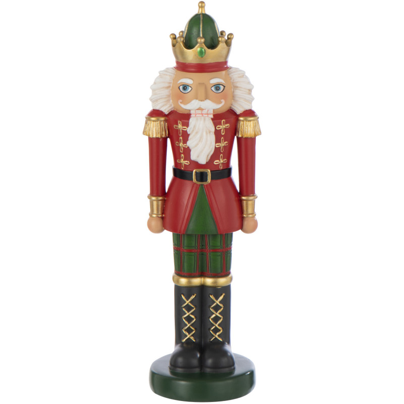 Coussin original Déco Noël Rectangulaire 60x40 en Coton Blanc Rouge Flocons de neige Flocéa - 1