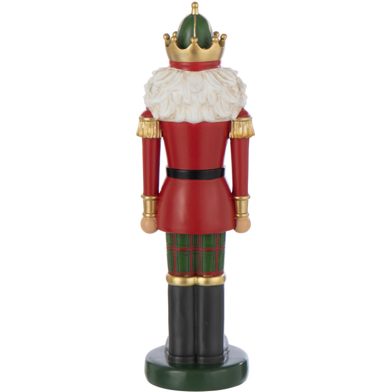 Coussin original Déco Noël Rectangulaire 60x40 en Coton Blanc Rouge Flocons de neige Flocéa - 3