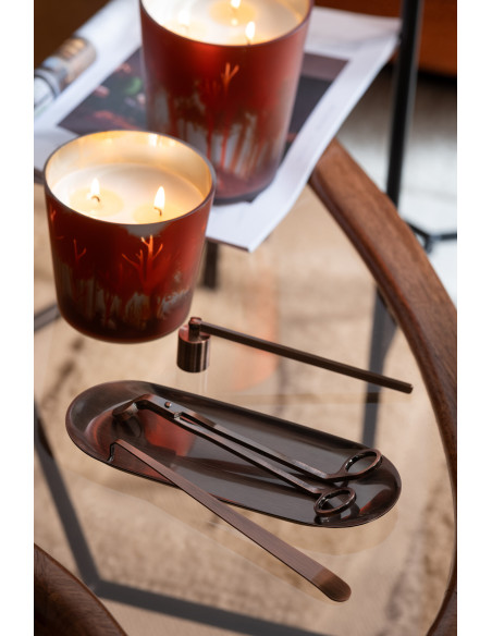 Kit Éteignoir à bougie moderne chic en Métal Cuivré Cadlo - 2