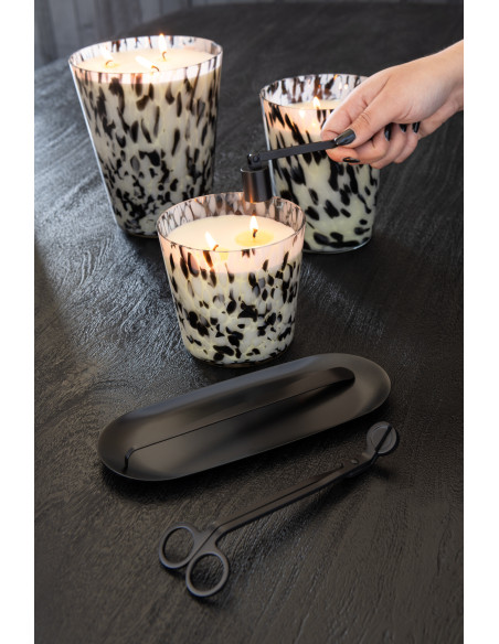 Kit Éteignoir à bougie moderne chic en Métal Noir Cadlo - 2
