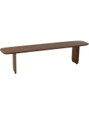 Banc bois d’acacia marron 190 x 40 x H45 cm Fjordi 4 places