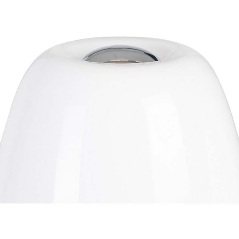 Applique murale 2 lampes en Verre Blanc Métal Argenté Klarrisa - 5