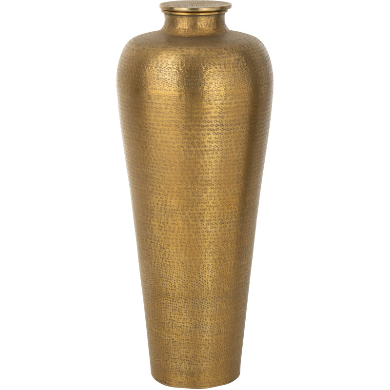 Grand Vase moderne chic XL Amphore Hauteur 101 cm en Métal Doré Prestigo - 1