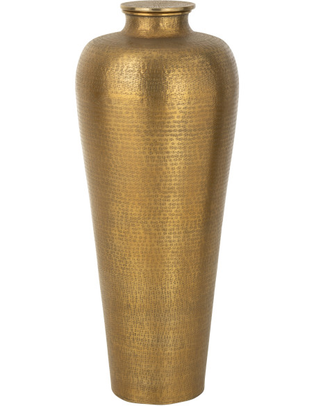 Grand Vase moderne chic XL Amphore Hauteur 101 cm en Métal Doré Prestigo - 1