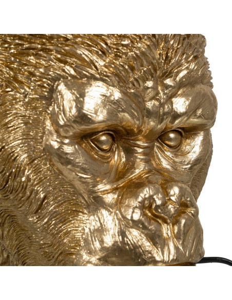 Applique murale Gorille en Résine Doré Kingsley - 4