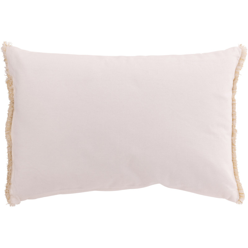 Coussin original Rectangulaire 45x30 en Coton Blanc Doré Motif chaussettes de Noël Jollyvia - 2