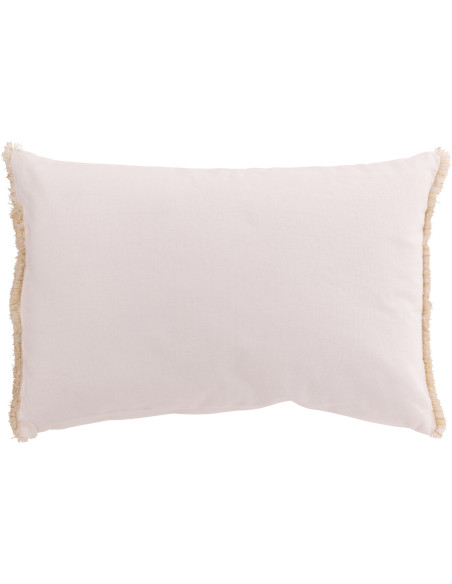 Coussin original Rectangulaire 45x30 en Coton Blanc Doré Motif chaussettes de Noël Jollyvia - 2
