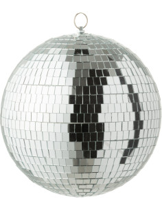 Petite Boule à facettes Disco 25 cm en Miroir Argenté Sparkys - 1