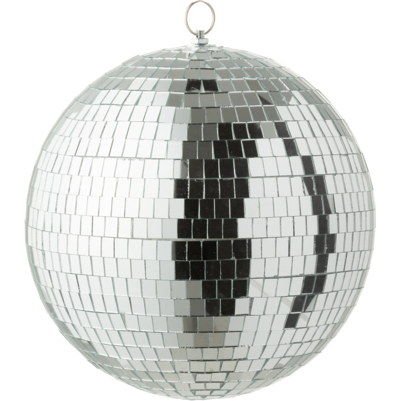 Petite Boule à facettes Disco 25 cm en Miroir Argenté Sparkys - 1