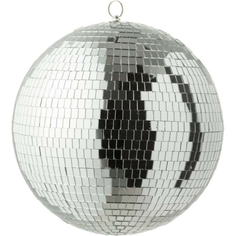 Boule à facettes Disco 30 cm en Miroir Argenté Sparkys - 1