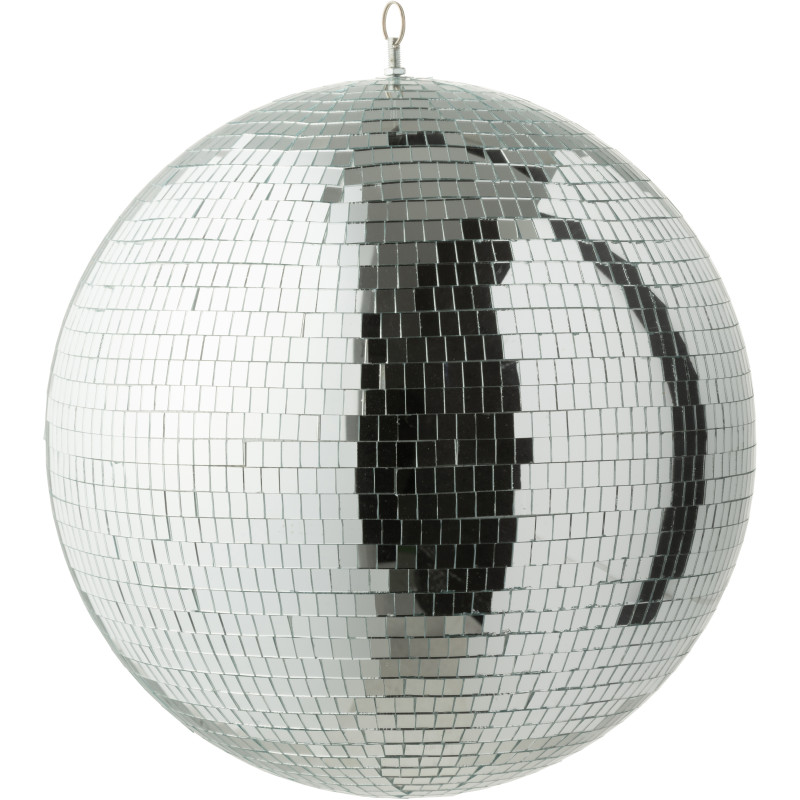Grande Boule à facettes Disco 40 cm en Miroir Argenté Sparkys - 1