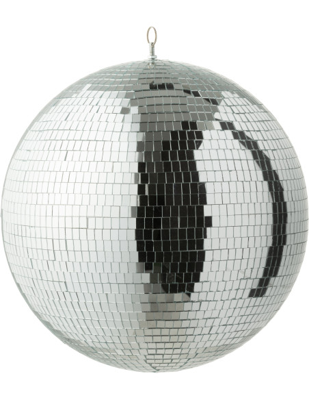 Grande Boule à facettes Disco 40 cm en Miroir Argenté Sparkys - 1