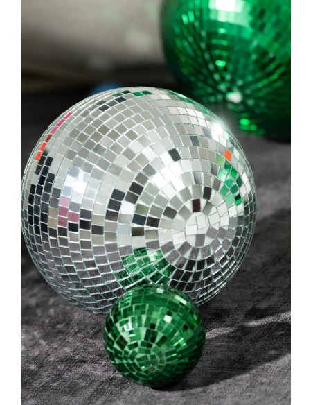 Grande Boule à facettes Disco 40 cm en Miroir Argenté Sparkys - 2