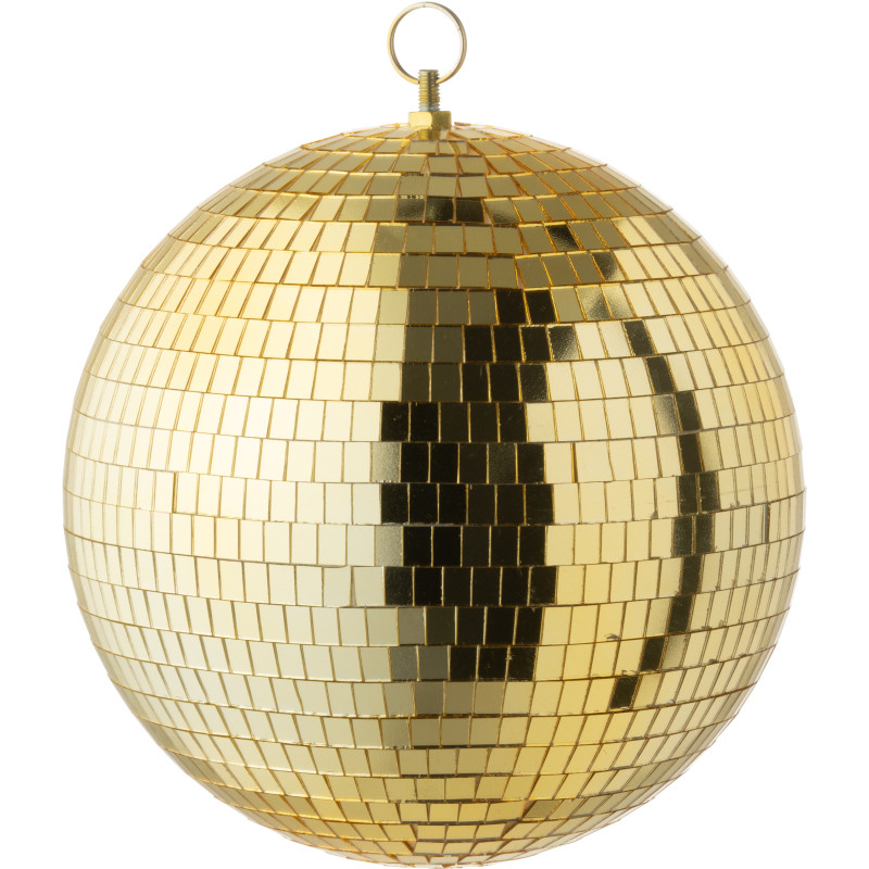 Petite Boule à facettes Disco 25 cm en Miroir Doré Sparkys - 1