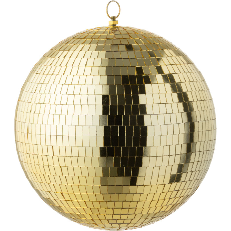 Boule à facettes Disco 30 cm en Miroir Doré Sparkys - 1
