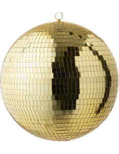 Grande Boule à facettes Disco 40 cm en Miroir Doré Sparkys - 1
