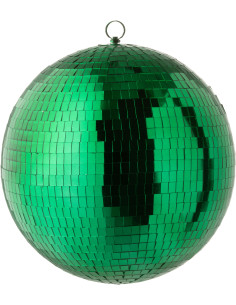 Boule à facettes Disco 30 cm en Miroir Vert émeraude Sparkys - 1