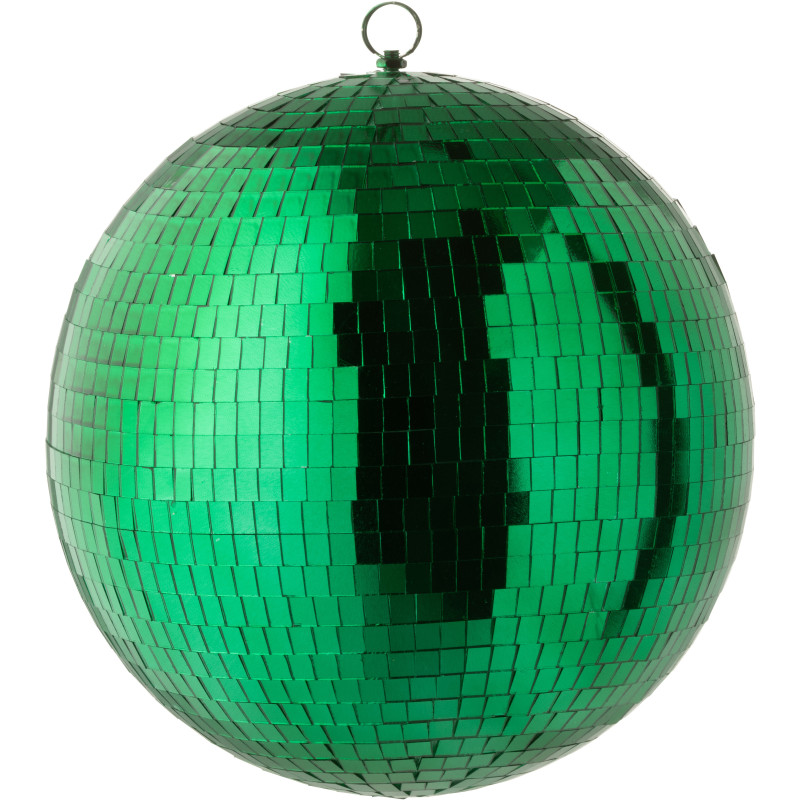 Boule à facettes Disco 30 cm en Miroir Vert émeraude Sparkys - 1