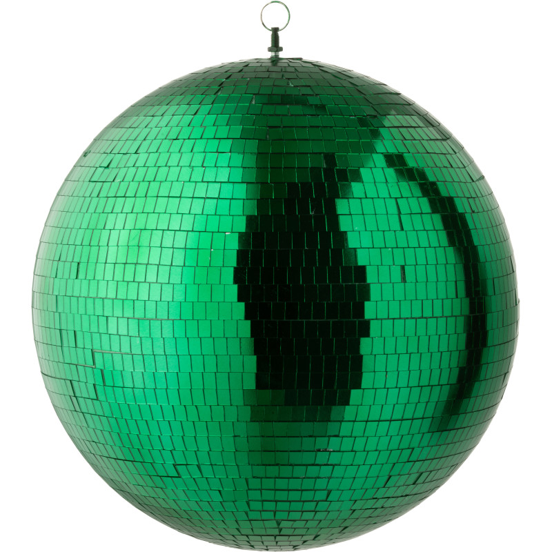 Grande Boule à facettes Disco 40 cm en Miroir Vert émeraude Sparkys - 1