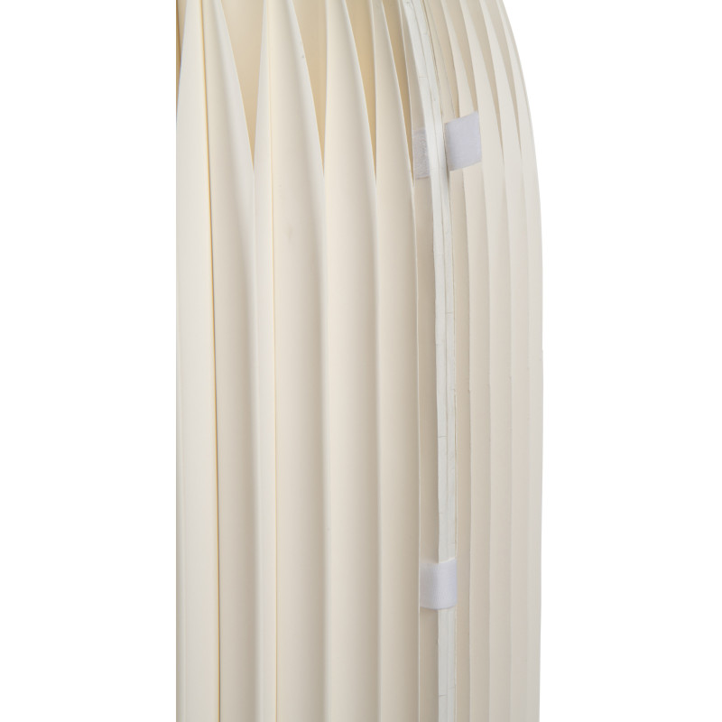 Sellette haute originale pliante Ronde en Papier Blanc cassé Acrylique Transparent Origia - 6