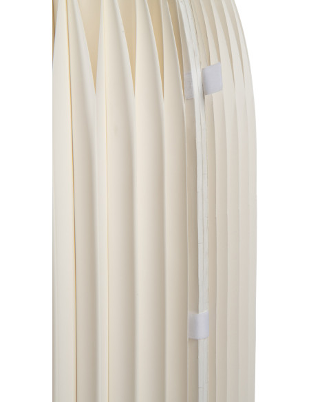 Sellette haute originale pliante Ronde en Papier Blanc cassé Acrylique Transparent Origia - 6