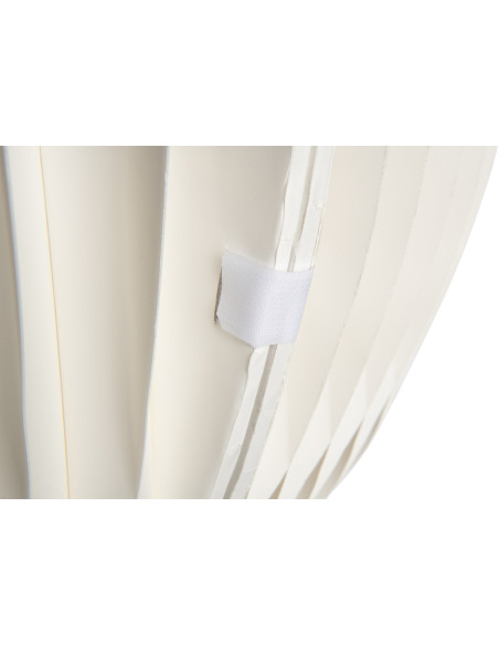 Sellette haute originale pliante Ronde en Papier Blanc cassé Acrylique Transparent Origia - 8