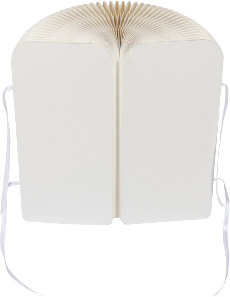 Tabouret pouf original pliant en Papier Blanc cassé Origia - 7
