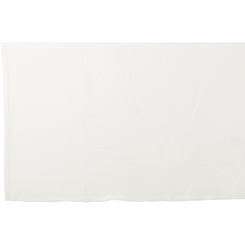 Plaid cocooning 130x170 en Tissu Blanc Snuggle - 2