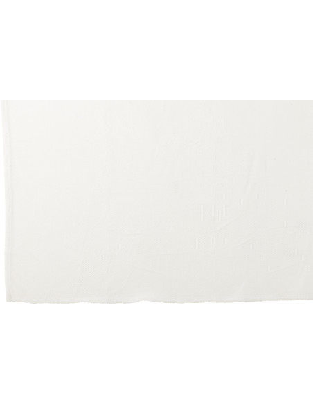 Plaid cocooning 130x170 en Tissu Blanc Snuggle - 2