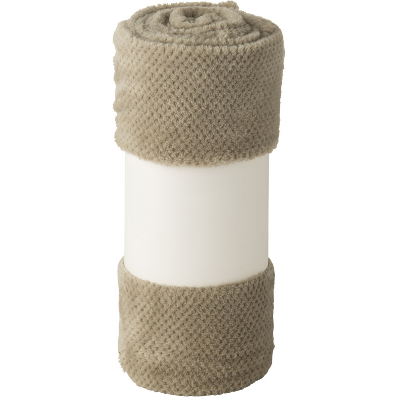 Plaid cocooning 130x170 en Tissu Gris Snuggle - 3