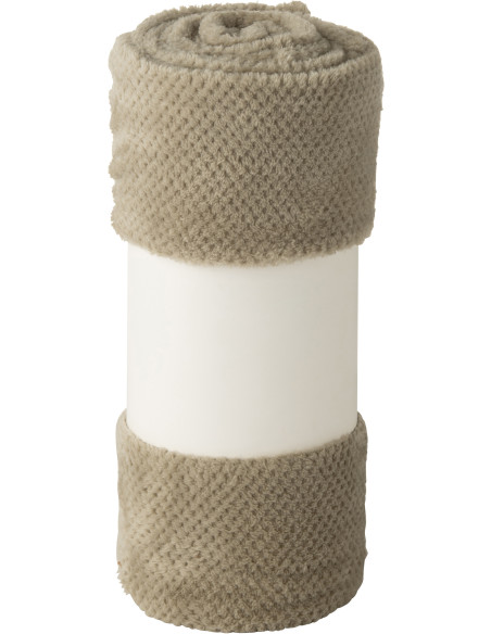 Plaid cocooning 130x170 en Tissu Gris Snuggle - 3