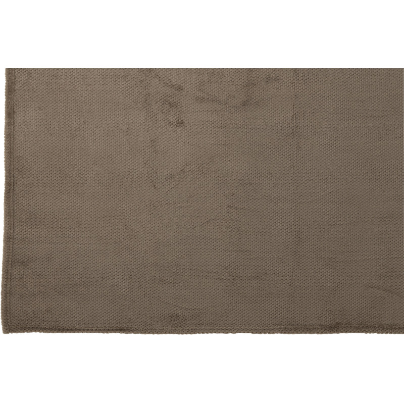 Plaid cocooning 130x170 en Tissu Gris foncé Snuggle - 2