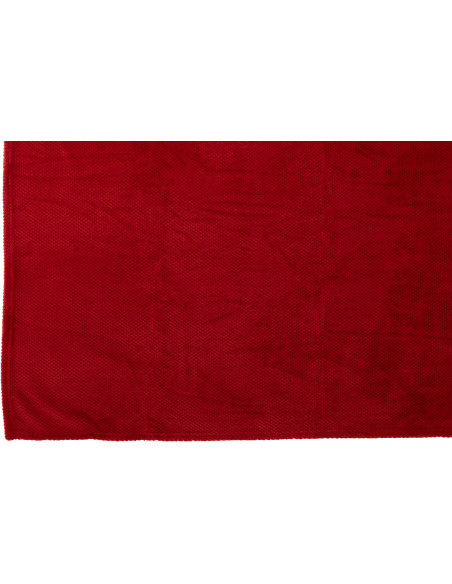 Plaid cocooning 130x170 en Tissu Rouge Snuggle - 2