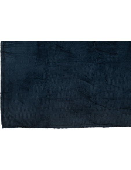 Plaid cocooning 130x170 en Tissu Bleu foncé Snuggle - 2