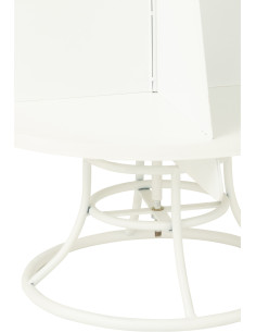 Étagère originale Sapin de Noël 3 niveaux 120 cm en Métal Blanc X'mas - 1 2