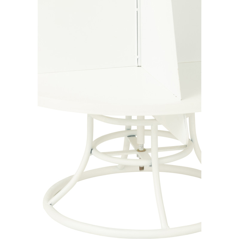 Étagère originale Sapin de Noël 3 niveaux 120 cm en Métal Blanc X'mas - 2